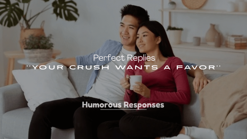250+ Perfect Replies When Your Crush Wants a Favor